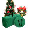 Christmas Tree Storage Bag and Christmas Wreath Storage Bag for Xmas Tree Wreath StorageContainer with Sturdy Reinforced Handles Dual Zipper,Waterproof Oxford Cloth Protects from Dust view 1