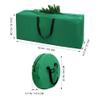Christmas Tree Storage Bag and Christmas Wreath Storage Bag for Xmas Tree Wreath StorageContainer with Sturdy Reinforced Handles Dual Zipper,Waterproof Oxford Cloth Protects from Dust view 3