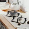 DOITOOL Coffee Pot Stove Stand Gas Range Burner Grate Heat Resistant Non-Slip Oil Resistant Compact Pot Holder 5.23X5.23 Inch Kitchen Accessory view 2