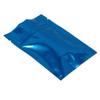 MITOB 100 Pack 2.7x3.9 inch Mylar Bags for Zip Reusable Small Aluminum Foil Lock Package Bag Candy DIY Chocolate Coffee Nut Food Long Term Storage Zipper Lock Packaging Bag with Tear Notch (Blue) view 2