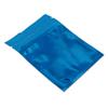 MITOB 100 Pack 2.7x3.9 inch Mylar Bags for Zip Reusable Small Aluminum Foil Lock Package Bag Candy DIY Chocolate Coffee Nut Food Long Term Storage Zipper Lock Packaging Bag with Tear Notch (Blue) view 3