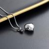 BAOWIQI Stainless Steel Cremation Jewelry Urn Pendant Necklace Heart Shape Urn Cremation Jewelry for Ashes view 3