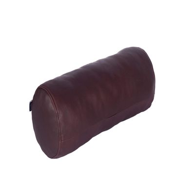 D DOLLY LAMB Round Cervical Roll Cylinder Bolster Pillow Cover | Ergonomically Designed for Head, Neck, Back, and Legs, Ideal for Spine and Neck Support, 6x16 Inches, Dark Maroon Pack of 1