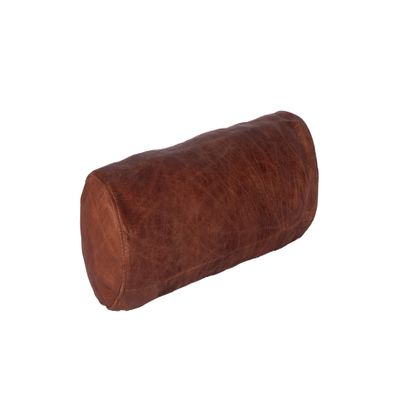 D DOLLY LAMB Round Cervical Roll Cylinder Bolster Pillow Cover | Ergonomically Designed for Head, Neck, Back, and Legs, Ideal for Spine and Neck Support, 7x24 Inches, Tan Artical Pack of 1