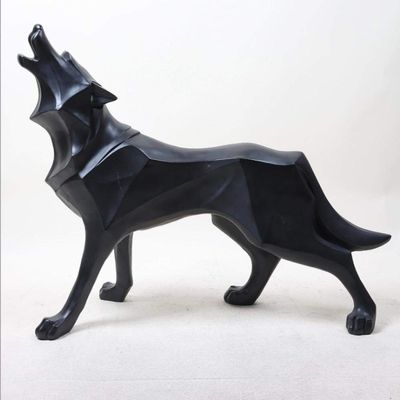 Abstract Figurine Sculptures Statue Animal Decoration for Home Resin-B