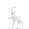 Abstract Figurine Sculptures Statue Animal Decoration for Home Resin-B view 2