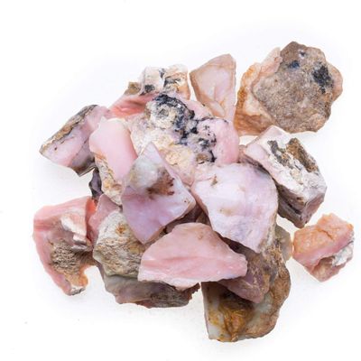 Digging Dolls: 55 lbs Wholesale Lot of Natural Pink Opal Rough Stones from Peru