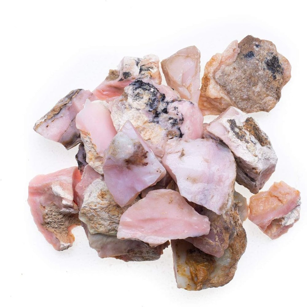 Digging Dolls: 55 lbs Wholesale Lot of Natural Pink Opal Rough Stones from Peru