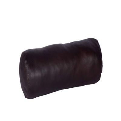 D DOLLY LAMB Round Cervical Roll Cylinder Bolster Pillow Cover | Ergonomically Designed for Head, Neck, Back, and Legs, Ideal for Spine and Neck Support, 5x20 Inches, Dark Brown Pack of 1