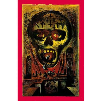 Slayer Seasons In The Abyss Band Logo Official Textile Flag 70Cm X 106Cm Size One size