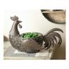 Metal Rooster Basket view 1