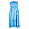 Andongnywell Women's Strapless Floral Casual Mini Beach Dress Cover-ups Dress Ladies Print Tube top Dresses (Blue,X-Large) view 3
