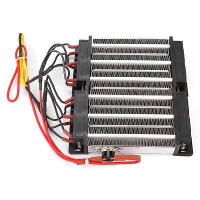 1500W Ceramic Air Heater, 220V Electric Heater with Automatic Temperature Control, Aluminum and Plastic, 5.5x6x1 Inch