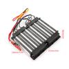1500W Ceramic Air Heater, 220V Electric Heater with Automatic Temperature Control, Aluminum and Plastic, 5.5x6x1 Inch view 2