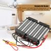 1500W Ceramic Air Heater, 220V Electric Heater with Automatic Temperature Control, Aluminum and Plastic, 5.5x6x1 Inch view 4