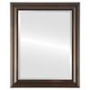 OVALCREST Rectangle Beveled Wall Mirror for Home Decor - Messina Style - Rubbed Bronze - 15x19 Outside Dimensions view 1