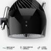 Vornado Pivot6 Whole Room Air Circulator Fan with 4 Speeds, Remote Control, Rotating Axis, Black view 3