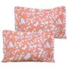 3 Piece Birdsong Cotton Coral Bedspread King Sham/king Size Quilt All Season Graphic Print Nature Charm Butterflies Floral Leaf Vines Lightweight Coverlet Set Ultra-Soft Reversible Costal Bedding Set view 2