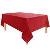 Spaces 100% Cotton Lightweight Tablecloth for Kitchen and Home Table Rectangle Easy Care Washable Tablecloth Decorative Tablecloth (60-Inch x 108-Inch, Burgundy)- Machine Washable. view 2