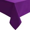 Spaces 100% Cotton Lightweight Tablecloth for Kitchen and Home Table Rectangle Easy Care Washable Tablecloth Decorative Tablecloth (60-Inch x 108-Inch, Purple)- Machine Washable. view 1