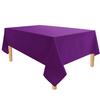 Spaces 100% Cotton Lightweight Tablecloth for Kitchen and Home Table Rectangle Easy Care Washable Tablecloth Decorative Tablecloth (60-Inch x 108-Inch, Purple)- Machine Washable. view 2