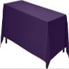 Spaces 100% Cotton Lightweight Tablecloth for Kitchen and Home Table Rectangle Easy Care Washable Tablecloth Decorative Tablecloth (60-Inch x 108-Inch, Purple)- Machine Washable. view 4