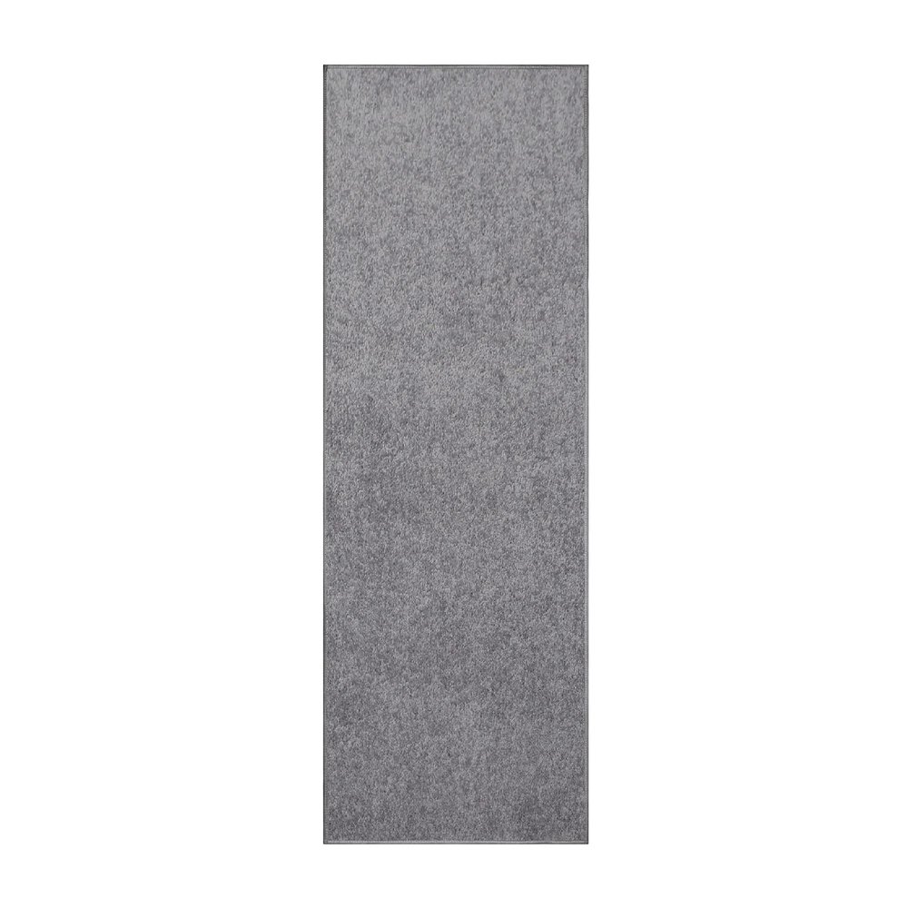 Furnish my Place Modern Indoor/Outdoor Commercial Solid Color Rug - Grey, 3' x 10', Runner, Pet and Kids Friendly Rug. Made in USA, Area Rugs Great for Kids, Pets, Event, Wedding