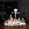 Icy Craft Street Lamp with Snowman view 1