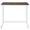 Acme Tyrese Wooden Rectangle Top Writing Desk with USB Port in Walnut and White view 2