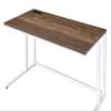 Acme Tyrese Wooden Rectangle Top Writing Desk with USB Port in Walnut and White view 3
