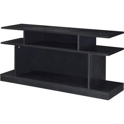 Acme Sollix Wooden Sofa Table with Multiple Storage Compartments in Black
