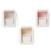 NUOBESTY 3pcs packing box birthday bag floral hug bucket packing bags bouquet wrap accessories flower wrapping Christmas white candy box view 1