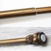 CXYGZLJ Shower Rail - Telescopic Shower Pole - Extendable Shower Rail - Metal Corner Bath Shower Rail Retro Style, Pull Rod (Size : 150-260cm) view 3