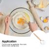 1pc Kitchen Three- Flour Whisk Wood Handle Lightweight Eggbeater and Mixer for Baking Kitchen Gadget for Home and view 4