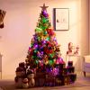 Christmas Tree RENRUIRUI 4ft with Xmas Ornaments, for Home Farmhouse Office Hotel Shopping Mall view 3