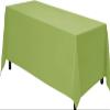 Spaces 100% Cotton Table Cover for Wedding/Kitchen Dinning Tabletop Decoration -(Rectangle) Tablecloth (60-Inch x 104-Inch, Parrot Green)- Machine Washable. view 2