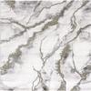 Abani 5'3"x7'6" (5x8) Contemporary Grey & Metallic Gold Area Rug, Non-Shed Modern Rugs Marble Print Dining Room Rug view 3