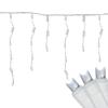 Northlight Commercial LED Wide Angle Icicle Christmas Lights - Cool White - 24.5' White Wire - 300ct view 1
