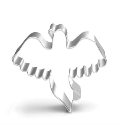 WJSYSHOP Peace Dove Bird Shape Cookie Cutter