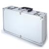 Amebee Gun Safe Aluminum ABS Foam Case Solid Framed Locking Gun Pistol Hand Gun Lock Box Hard Storage Hand Carry Value Items Security Gun Box Compact Size inches Secure Carry Solid view 2