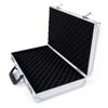 Amebee Gun Safe Aluminum ABS Foam Case Solid Framed Locking Gun Pistol Hand Gun Lock Box Hard Storage Hand Carry Value Items Security Gun Box Compact Size inches Secure Carry Solid view 3