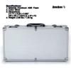 Amebee Gun Safe Aluminum ABS Foam Case Solid Framed Locking Gun Pistol Hand Gun Lock Box Hard Storage Hand Carry Value Items Security Gun Box Compact Size inches Secure Carry Solid view 4