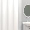 72 x 70 in. White Solid Shower Curtain Liner view 1