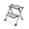 Polder Easy-Close Aluminium 2-Step Stool, Ladder with Non-Skid Feet, Folding Step, Top Step Height - 1.4 feet view 1