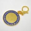 Blue 28 Hums Protection Wheel Keychain with Tibetan for Good Health & Protection W4263 view 4