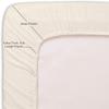 6 Piece Bed Sheet Set - 600 Thread Count Sheets Queen Size Bed Sheet Set - 100% Egyptian Cotton Super Soft Long Staple - Italian Finish Fitted Sheet fits Upto 19" deep Pocket Mattress Ivory Solid view 3