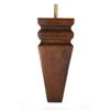 8" Wood Carved Tapered Furniture Legs - Set of 4 view 1