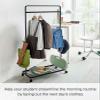 Yamazaki Home Smart Rolling Kids Clothes Coat Rack Stand, 45" - Steel view 3