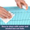 Medarchitect Baby Height Measuring Mat, Infantometer Ruler,Growth Height Chart for Newborns, Toddlers, Infants,Home Use and House Visits -Blue view 4