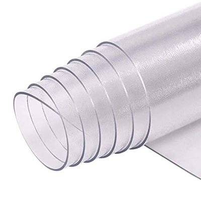 HYCH-Chair Mat, Household PVC Translucent Carpet Protection Mat Rectangle Non-slip Wear Resistant Table Mat,Can be cut at will,1mm,45x140cm